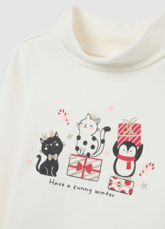 Fetite 3-10 ANI - OVS Kids Bluza Gardenia Fete 3-10 Ani