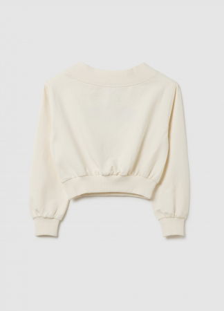 Толстовки - OVS Kids Свитшот Для Девочек Серый/Белый 10-15 Лет