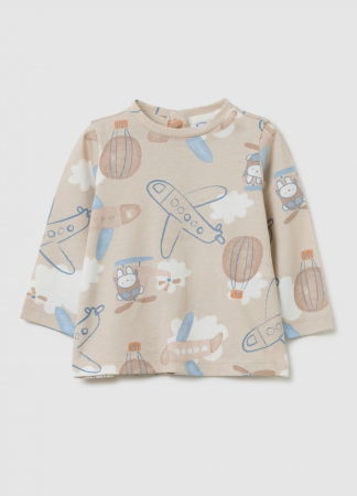 BAIETI - OVS Kids Bluza Gri Baieti 0-9 Luni