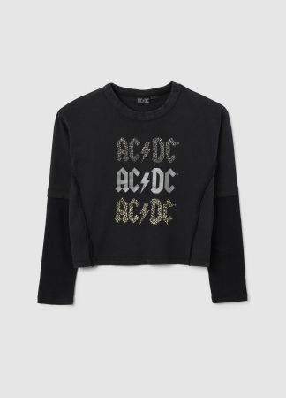 Толстовки - OVS Kids Свитшот Для Девочек Серый/Чёрный 10-15 Лет