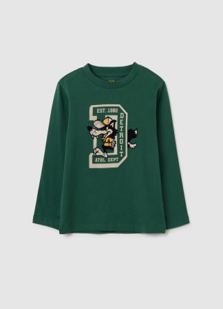 Baieti 3-10 ANI - OVS Kids Bluza Hunter Green Baieti 3-10 Ani