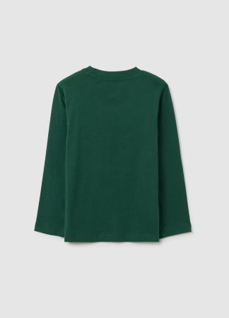 Baieti 3-10 ANI - OVS Kids Bluza Hunter Green Baieti 3-10 Ani