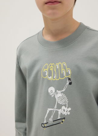 BAIETI - OVS Kids Bluza Iceberg Green Baieti 10-15 Ani