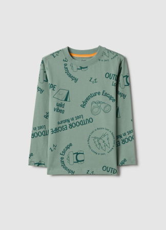 BAIETI - OVS Kids Bluza Lily Pad Baieti 3-10 Ani