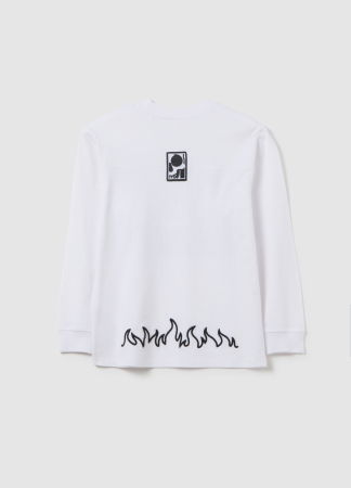 BAIETI - OVS Kids Bluza Lucent White Baieti 10-15 Ani