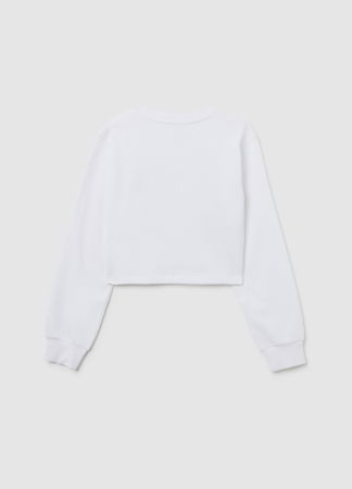 FETE - OVS Kids Bluza Cu Fleece Lucent White Fete 10-15 Ani