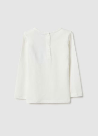 Fetite 9-36 LUNI - OVS Kids Bluza Lucent White Fete 9-36 Luni
