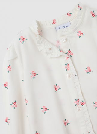 Рубашки - OVS Kids Блузка С Длинным Рукавом Для Девочек White Alyssum 9-36 Месяцев