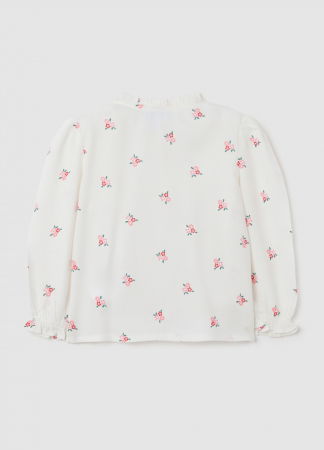 FETE - OVS Kids Bluza Maneca Lunga White Alyssum Fete 9-36 Luni