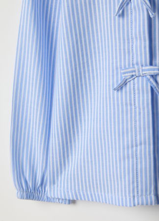 ДЕВОЧКИ - OVS Kids Блузка С Длинным Рукавом Для Девочек White-Striped Azure 9-36 Месяцев