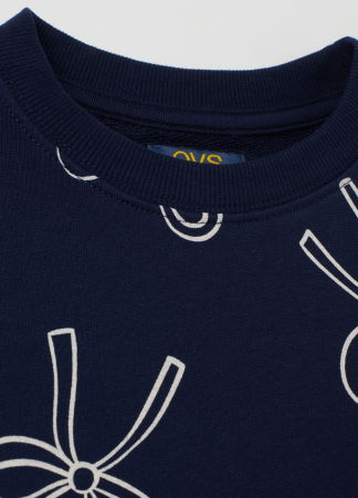 OVS Kids Bluza Maritime Blue Fete 3-10 Ani [2]