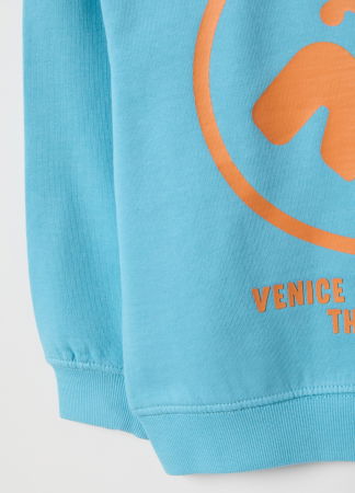 Мальчики 3-10 ЛЕТ - OVS Kids Свитшот Для Мальчиков Milky Blue 3-10 Лет