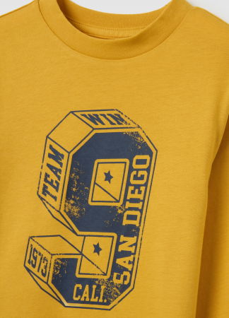 BAIETI - OVS Kids Bluza Mineral Yellow Baieti 3-10 Ani