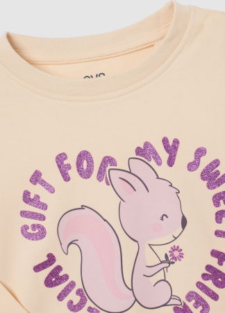 Fetite 3-10 ANI - OVS Kids Bluza Mother Of Pearl Fete 3-10 Ani