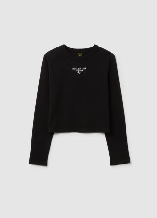 Fetite 10-15 ANI - OVS Kids Bluza Neagra Fete 10-15 Ani