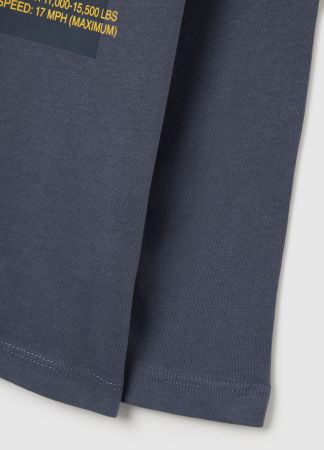 Baieti 3-10 ANI - OVS Kids Bluza Ombre Blue Baieti 3-10 Ani