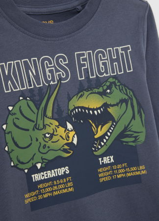 Baieti 3-10 ANI - OVS Kids Bluza Ombre Blue Baieti 3-10 Ani