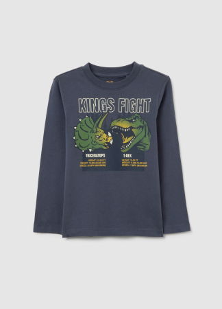 Baieti 3-10 ANI - OVS Kids Bluza Ombre Blue Baieti 3-10 Ani