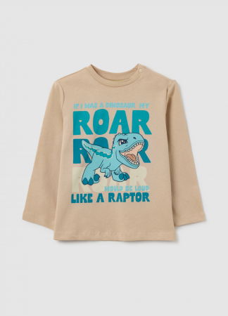 BAIETI - OVS Kids Bluza Oxford Tan Baieti 9-36 Luni