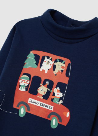 BAIETI - OVS Kids Bluza Pageant Blue Baieti 9-36 Luni