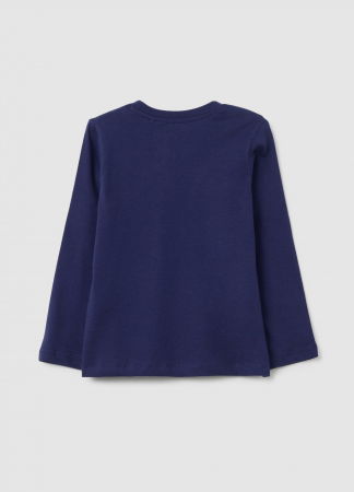 Fetite 3-10 ANI - OVS Kids Bluza Patriot Blue Fete 3-10 Ani