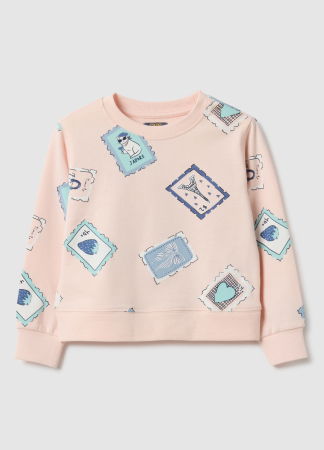 ДЕВОЧКИ - OVS Kids Свитшот Для Девочек Pearl Blush 3-10 Лет