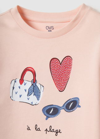 ДЕВОЧКИ - OVS Kids Свитшот Для Девочек Pearl Blush 3-10 Лет