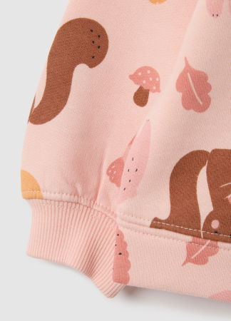 OVS Kids Bluza Cu Fleece Piersic Fete 9-36 Luni [3]