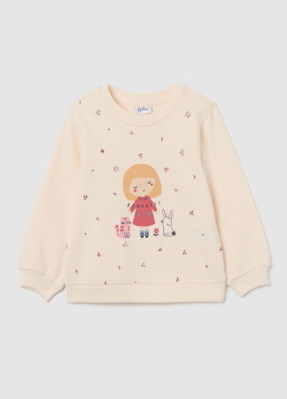 ДЕВОЧКИ - OVS Kids Свитшот С Флисом Для Девочек Powderpuff 9-36 Месяцев