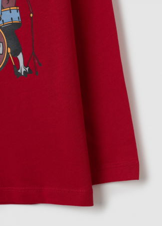 OVS Kids Bluza Rhythmic Red Baieti 3-10 Ani [3]