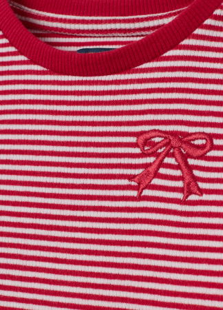 Толстовки - OVS Kids Свитшот Для Девочек Красный/Белый 3-10 Лет