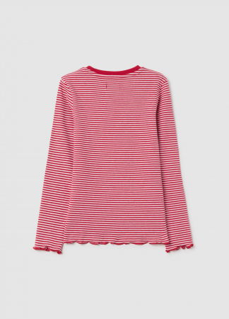 Fetite 3-10 ANI - OVS Kids Bluza Rosie/Alba Fete 3-10 Ani