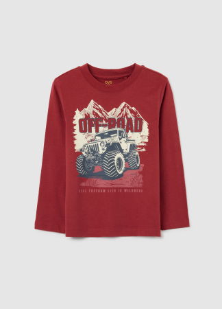 Baieti 3-10 ANI - OVS Kids Bluza Rosie Baieti 3-10 Ani