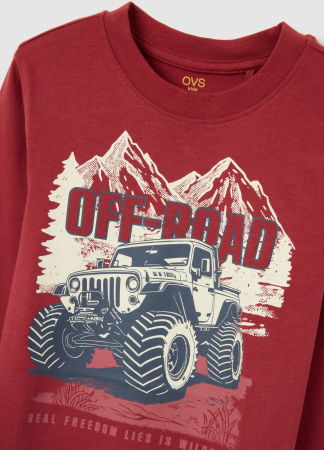 Baieti 3-10 ANI - OVS Kids Bluza Rosie Baieti 3-10 Ani