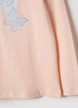 FETE - OVS Kids Bluza Roz Fete 3-10 Ani