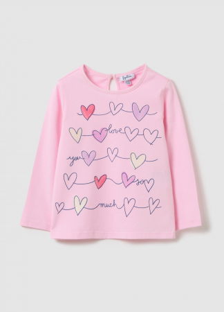 FETE - OVS Kids Bluza Roz Fete 9-36 Luni