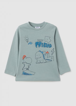 Baieti 9-36 LUNI - OVS Kids Bluza Silver Blue Baieti 9-36 Luni