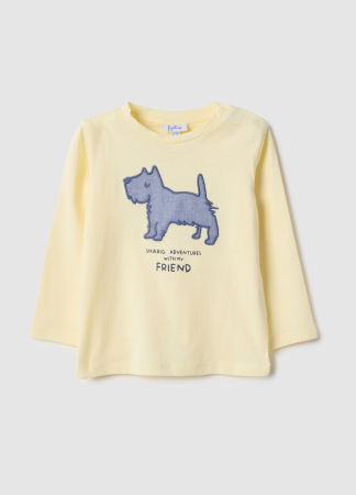 Baieti 9-36 LUNI - OVS Kids Bluza Transparent Yellow Baieti 9-36 Luni