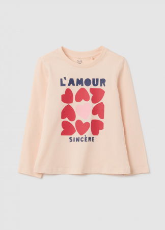 Fetite 3-10 ANI - OVS Kids Bluza Vanilla Cream Fete 3-10 Ani