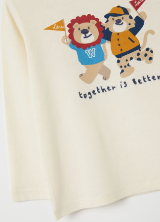 Мальчики 9-36 МЕСЯЦЕВ - OVS Kids Свитшот Для Мальчиков Vanilla Ice 9-36 Месяцев