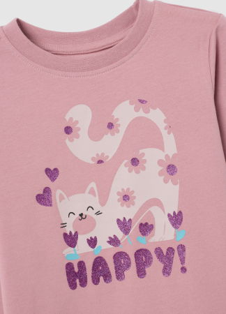 Fetite 3-10 ANI - OVS Kids Bluza Violeta Fete 3-10 Ani