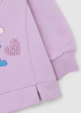 Толстовки - OVS Kids Свитшот Для Девочек Фиолетовый 9-36 Месяцев