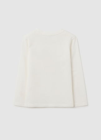 Fetite 3-10 ANI - OVS Kids Bluza White Alyssum Fete 3-10 Ani