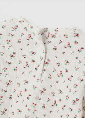 FETE - OVS Kids Bluza White Alyssum Fete 9-36 Luni