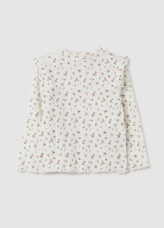 FETE - OVS Kids Bluza White Alyssum Fete 9-36 Luni