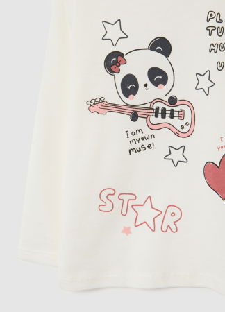 FETE - OVS Kids Bluza White Alyssum Fete 9-36 Luni