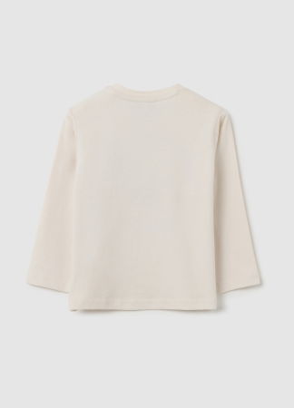 BAIETI - OVS Kids Bluza White Sand Baieti 9-36 Luni