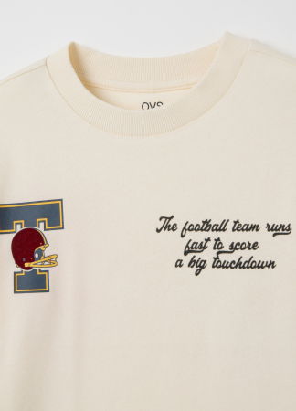 BAIETI - OVS Kids Bluza White Smoke Baieti 3-10 Ani