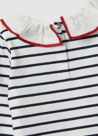 ДЕВОЧКИ - OVS Kids Свитшот Для Девочек White-Striped Blue 9-36 Месяцев