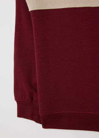 BAIETI - OVS Kids Bluza Cu Fleece Zinfandel Baieti 3-10 Ani